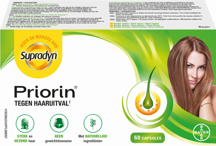 Priorin tegen Haaruitval 60 Capsules
