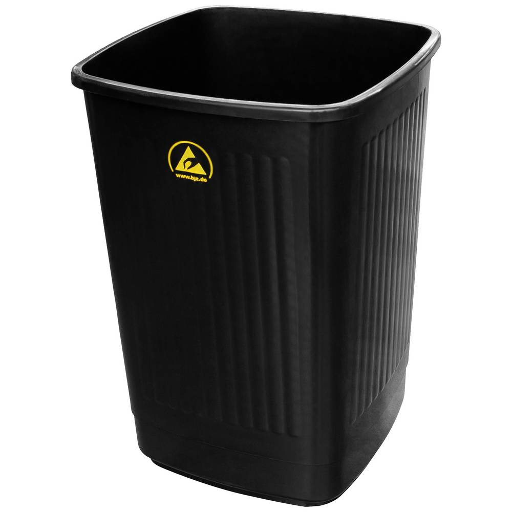 BJZ A-34058 Prullenbak ESD 50 l (b x h x d) 36 x 51 x 36 cm Kunststof Zwart 1 stuk(s)