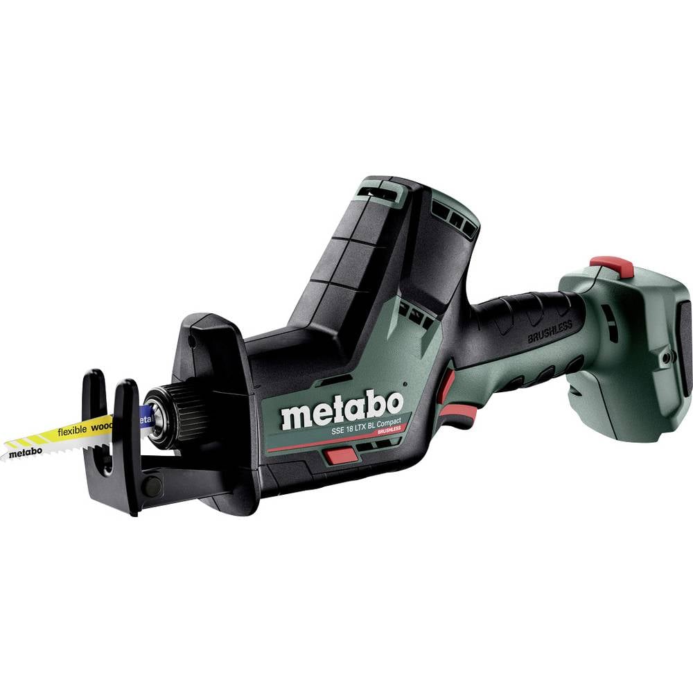 Metabo SSE 18 LTX BL Compact 602366840 Accu-reciprozaag Zonder accu, Incl. koffer 18 V