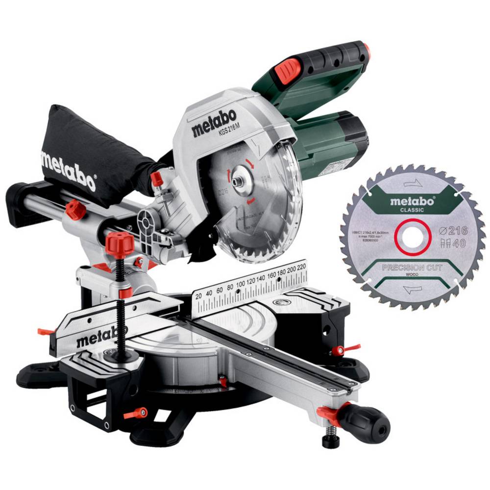 Metabo 613216900 Kapzaag 1200 W 216 mm 30 mm