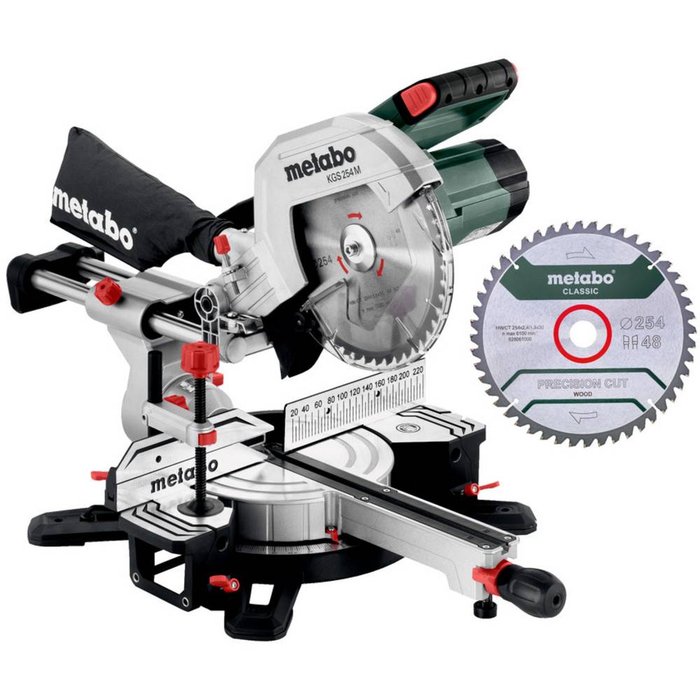 Metabo 613254900 Kapzaag 1450 W 254 mm 30 mm