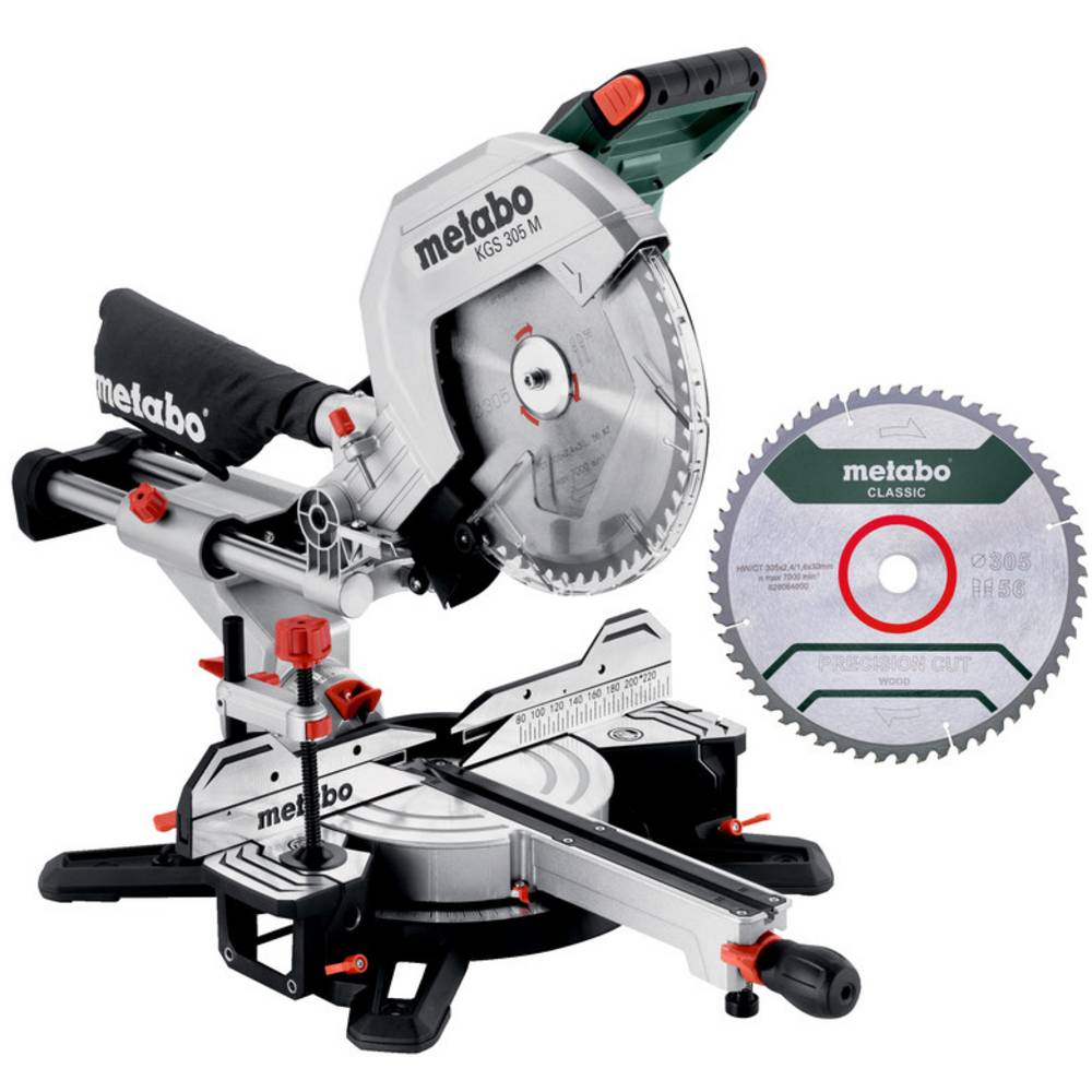 Metabo 613305900 Kapzaag 1600 W 305 mm 30 mm