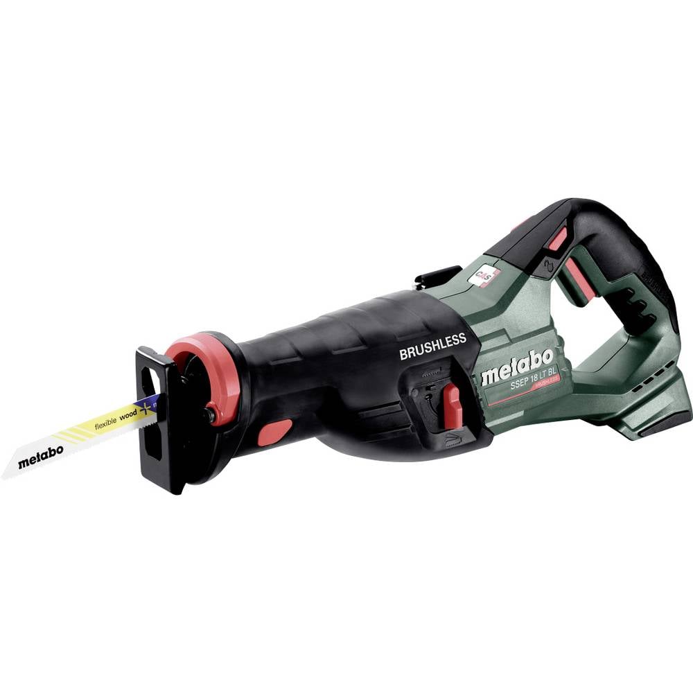 Metabo SSEP 18 LT BL 601617840 Accu-reciprozaag Zonder lader, Zonder accu, Incl. koffer 18 V