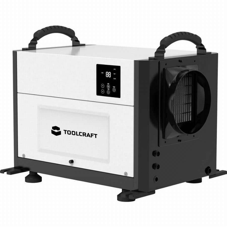 TOOLCRAFT Luchtontvochtiger 750 W 50 l/dag Wit, Grijs