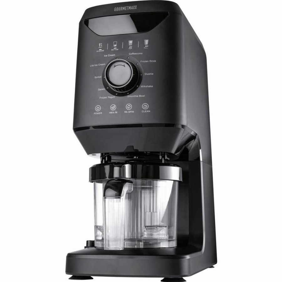 GourmetMaxx GOURMETmaxx Eismaschine 800W schwarz 2x 500ml IJsmachine 500 ml
