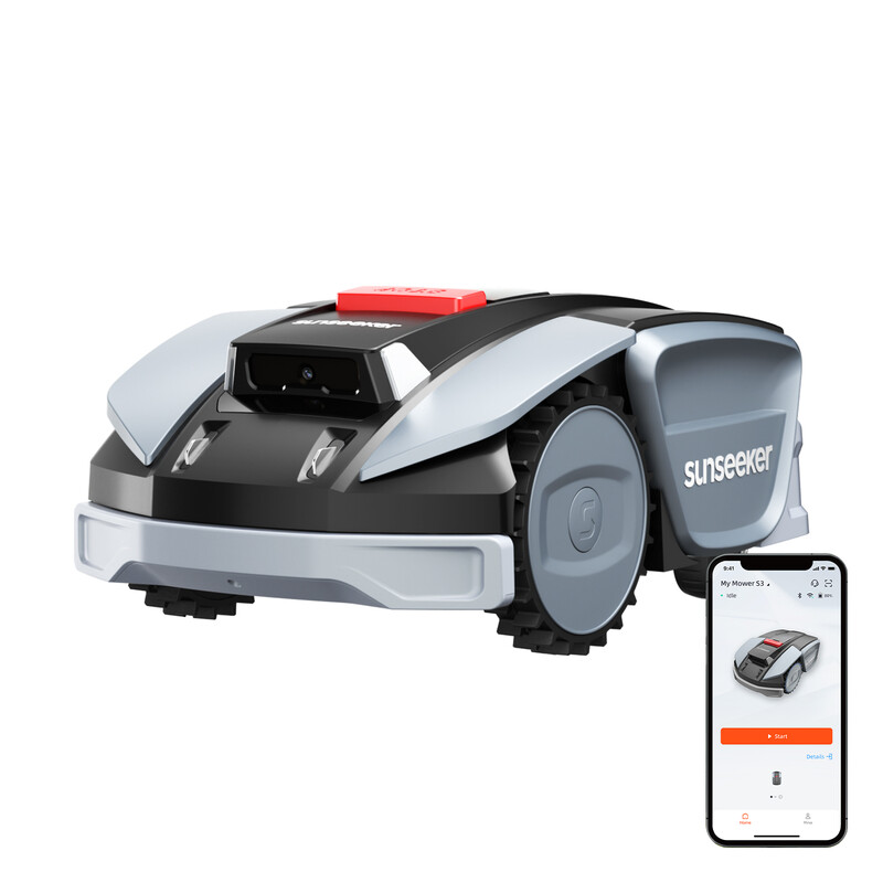 【IFA 2026 uitgelicht model】 SUNSEEKER S3 draadloze robotmaaier met randperimeter voor 800 m² – RTK-navigatie + AI-visie, automatische mapping, intelligente obstakelvermijding, mult…