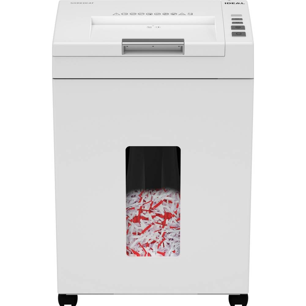Ideal Office Shredcat 8291 CC Papierversnipperaar 150 vellen Cross cut 4 x 10 mm P-4 21 l Ook geschikt voor Paperclips, Creditcards