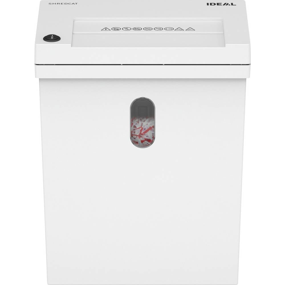 Krug & Priester IDEAL SHREDCAT 8100 Papierversnipperaar 10 vellen Cross cut 5 x 30 mm P-4 20 l Ook geschikt voor Paperclips, Nietjes, Creditcards
