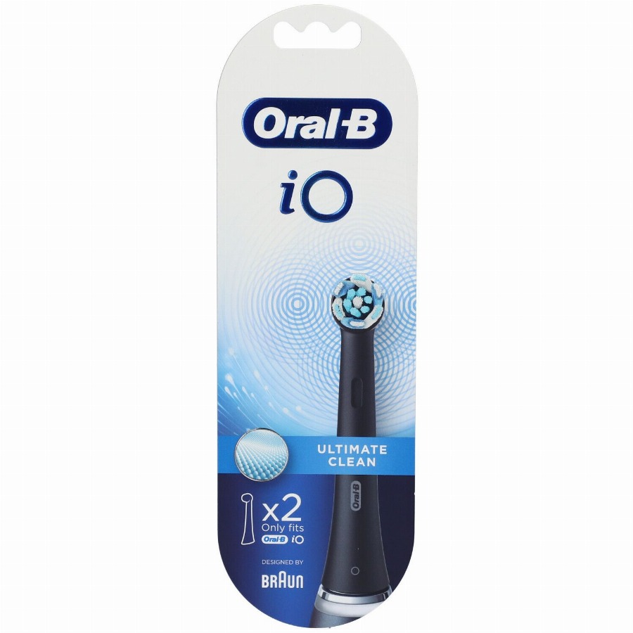 Oral-B iO™ Refill Ultimate Clean Zwart 2 Tandenborstel