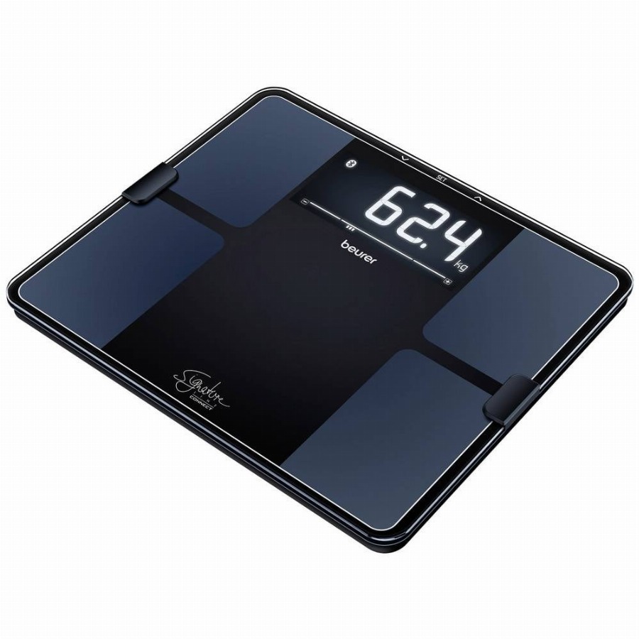 Beurer BF 915 76007 Personenweegschaal Digitaal Weegbereik (max.): 200 kg Zwart Met Bluetooth