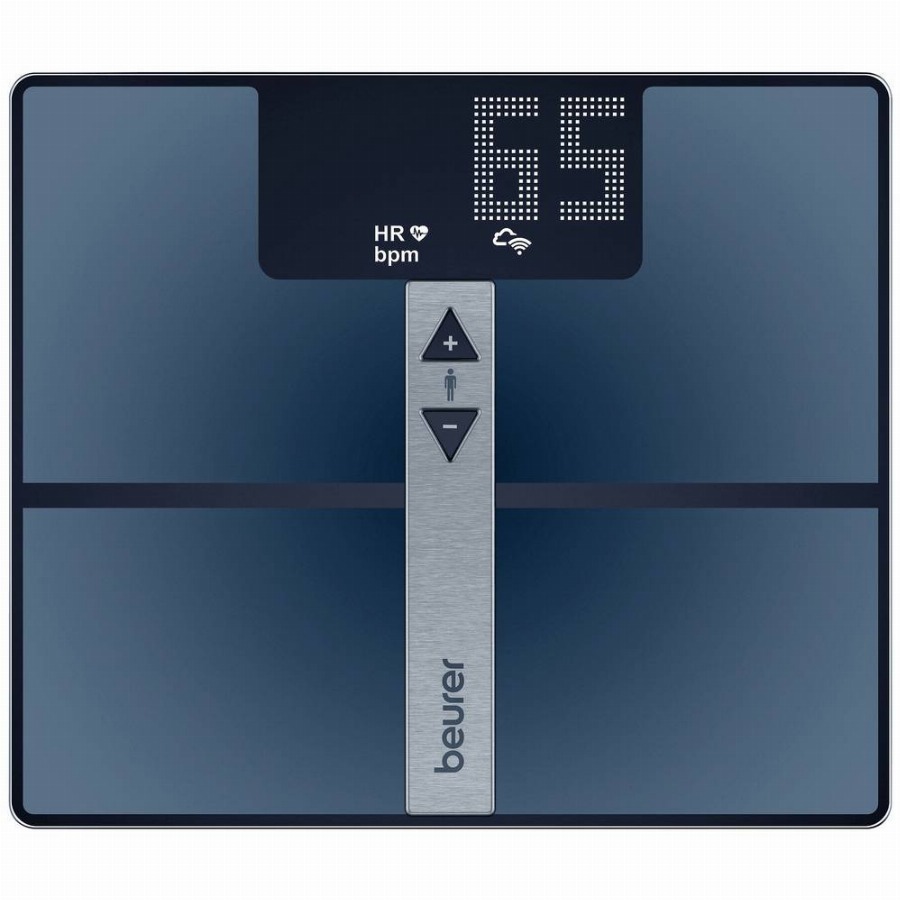 Beurer BF 980 WIFI 76009 Analyse-personenweegschaal Digitaal Weegbereik (max.): 180 kg Zwart