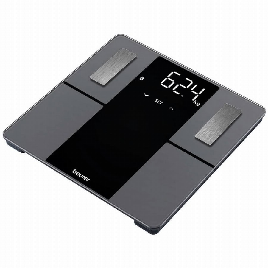 Beurer BF 500 76011 Analyse-personenweegschaal Digitaal Weegbereik (max.): 180 kg Zwart Met Bluetooth