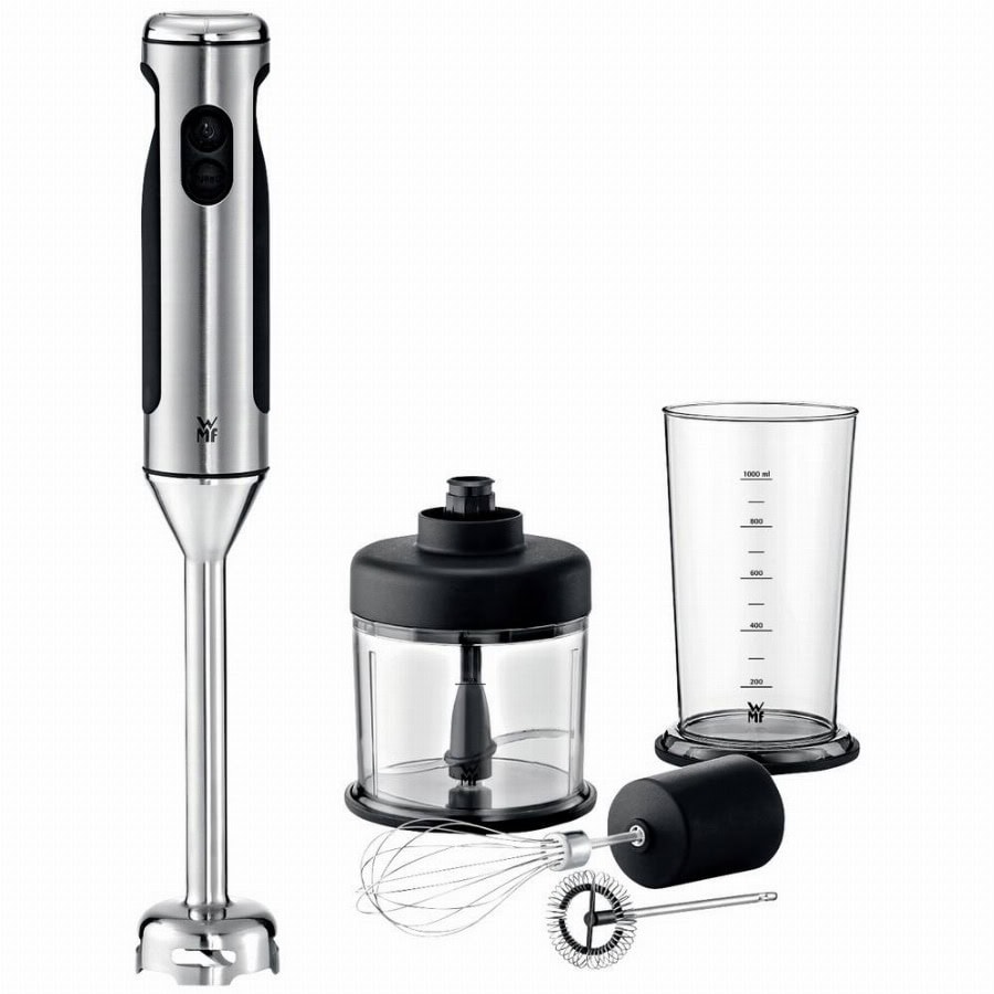 WMF Lineo Staafmixer 700 W Turbofunctie, Met voet, Met mixbeker RVS, Zwart