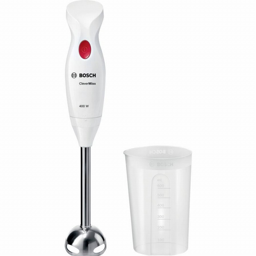 Bosch CleverMixx 400 Watt Metallfuß Staafmixer 400 W RVS, Wit