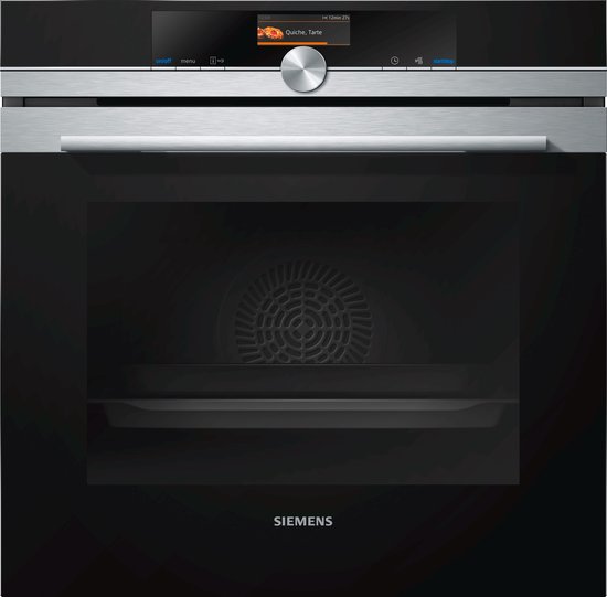 Siemens HB676G0S1 Inbouw oven – RVS Zwart