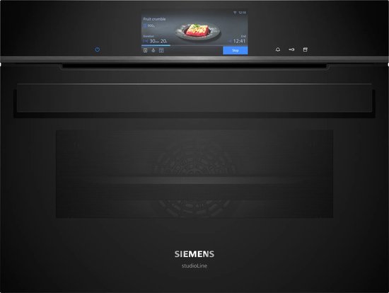 Siemens iQ700 CS958GCB1, Middelmaat, 47 l, Katalytisch + hydrolytisch, 47 l, Zwart, Touch