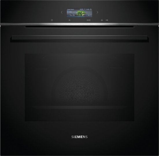 Siemens HB774G1B2 – iQ700 – Inbouwoven – 60 x 60 cm – Air Fry-functie: voor perfect en gezonde gefrituurde gerechten – Eenvoudig te reinigen met pyrolytische zelfreiniging – Home C…
