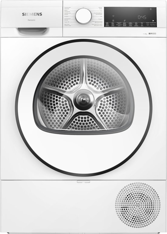 Siemens WQ32G10AFG - iQ500 - Warmtepomp droogkast - 8 kg - autoDry - NL/FR display
