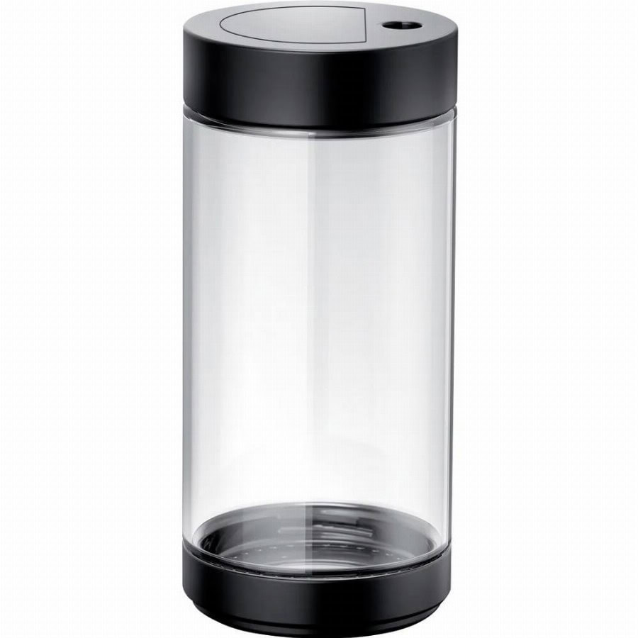 Siemens Glasmilchbehälter für Kaffeevollautomaten EQ500, EQ700 classic und EQ6 plus TZ80008 Melkkan Zwart, Transparant
