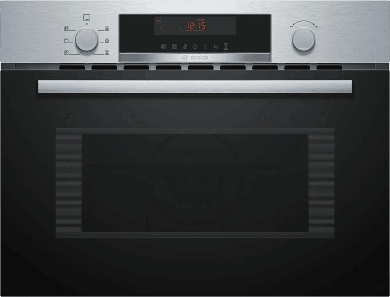 Bosch CMA583MS0 - Serie 4 - Inbouw Combi-magnetron - 60 x 45 cm - Hetelucht: perfecte resultaten dankzij een optimale warmteverdeling - RVS - LCD display