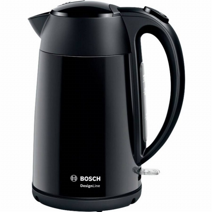 Bosch Haushalt TWK3P423 Waterkoker Oververhittingsbeveiliging, Snoerloos Aantal/Volume: 1.7 l Zwart
