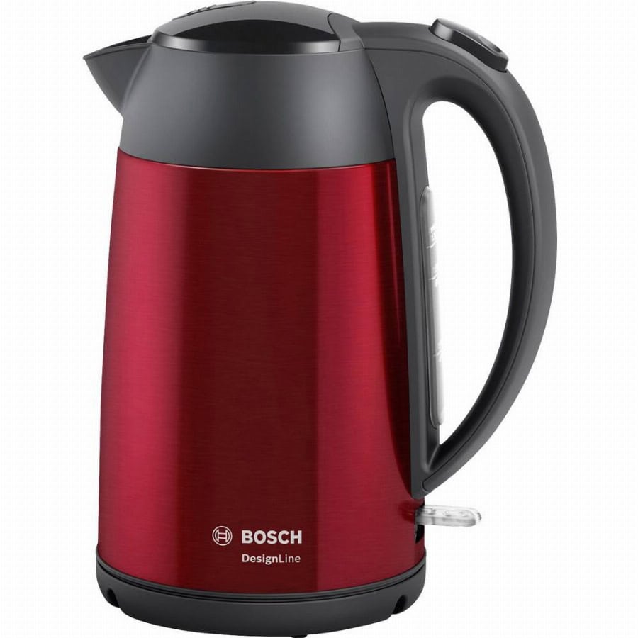 Bosch Haushalt TWK3P424 Waterkoker Snoerloos, Oververhittingsbeveiliging Aantal/Volume: 1.7 l Rood