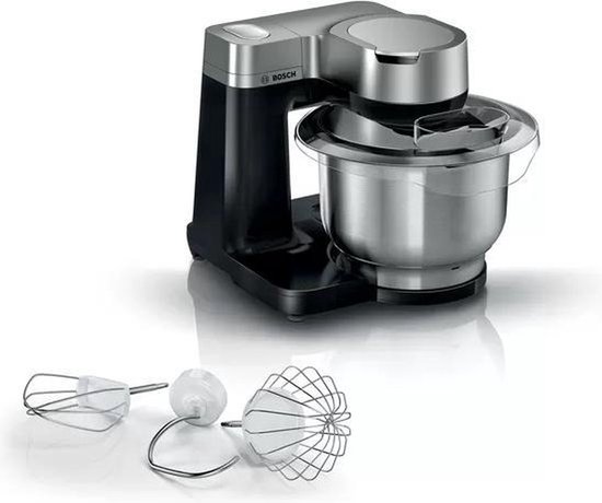 Bosch MUM Serie 2 - MUMS2VM00 - Keukenrobot - 900W - 3,8L - Zwart/RVS