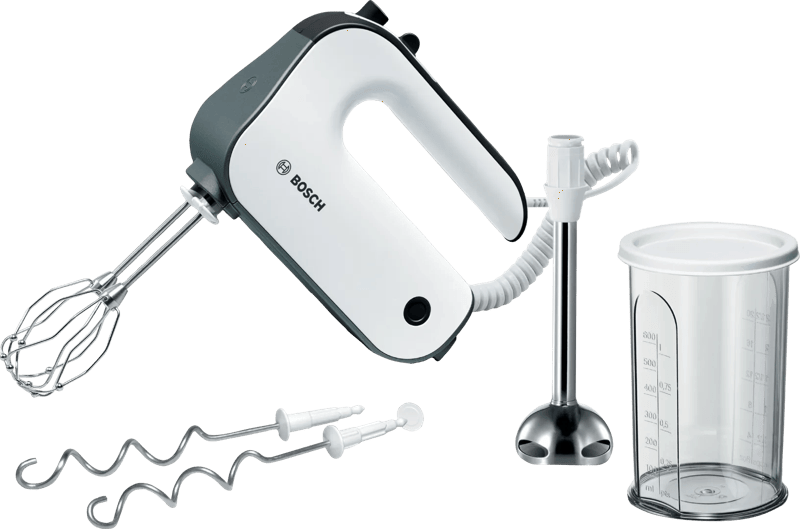 Bosch MFQ49700 - Handmixer - 850W - Wit/donkergrijs