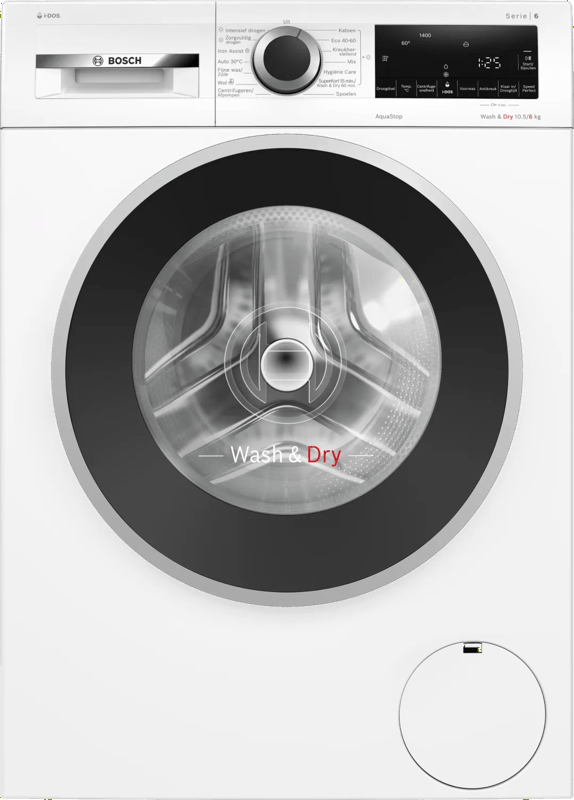 Bosch WNG254A7NL i-DOS – 10,5/6 kg