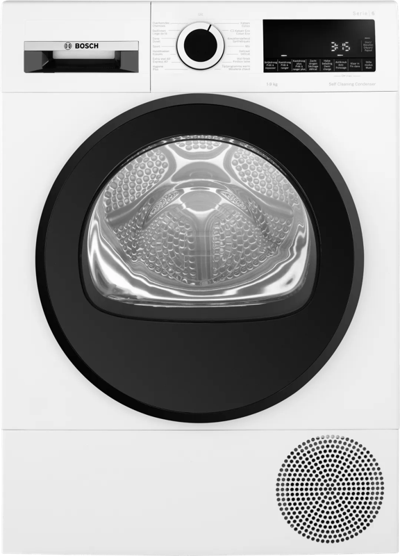 Bosch WQG245D1FG – Serie 6 – Warmtepomp droogkast – NL/FR display
