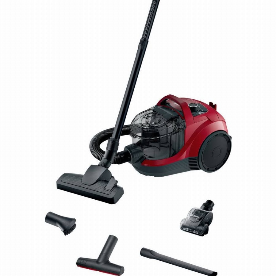 Bosch beutelloser Staubsauger Serie 4, rot Stofzuiger zonder zak 750 W Zakloos