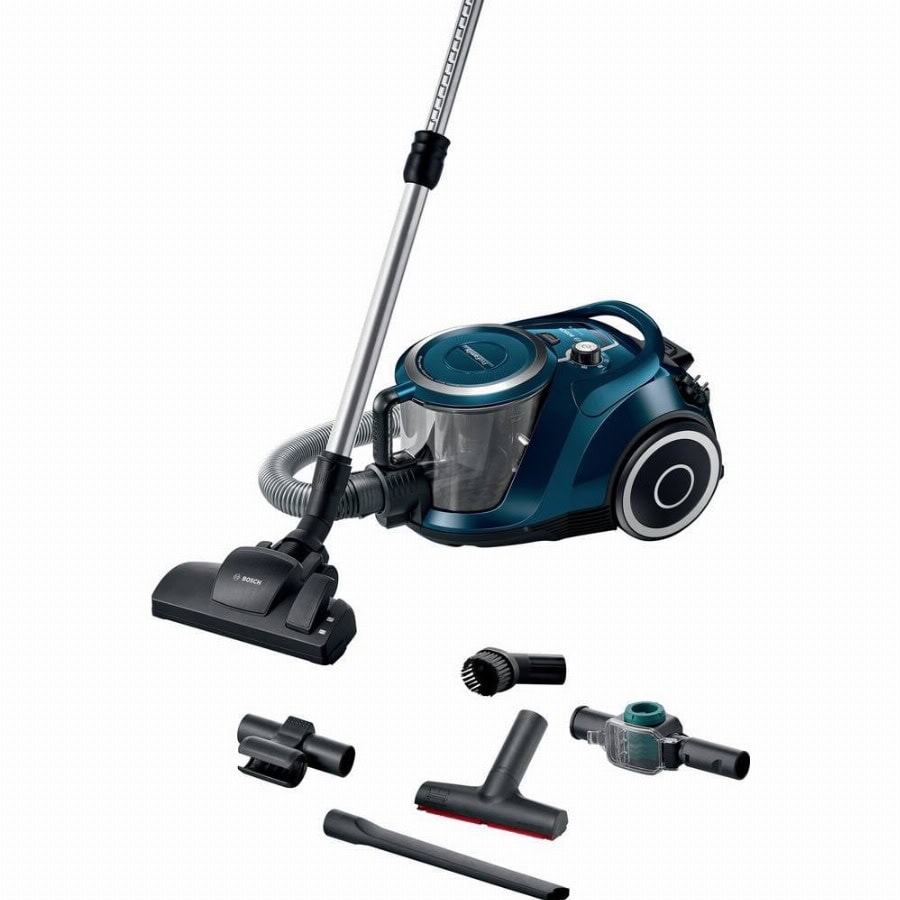 Bosch beutelloser Staubsauger ProFamily GS41 Serie 6, blau Stofzuiger zonder zak 750 W Zakloos