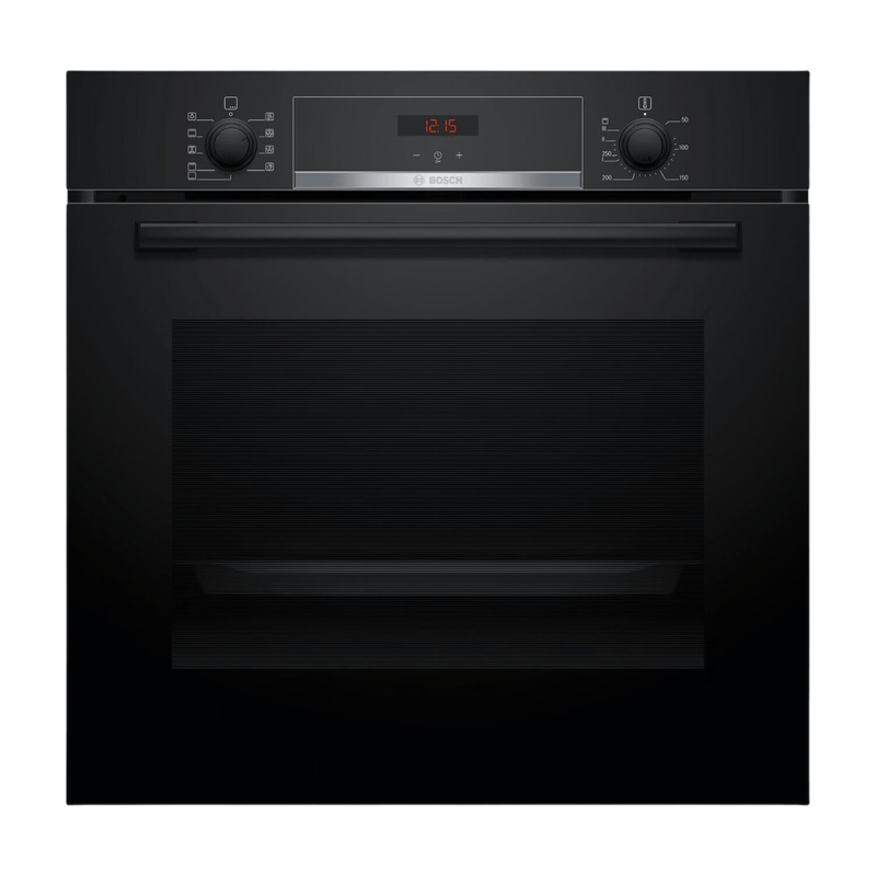 Bosch HBA514BB3 – Serie 4 – Inbouwoven – 71 l – A+ – Zwart – Eenvoudig te reinigen met hydrolyse – Zwart