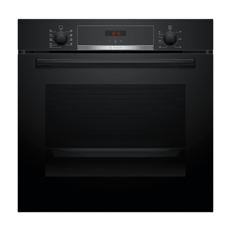 Bosch HBA534BB3 - Serie 4 - Inbouwoven - 71 l - Eenvoudig te reinigen: hydrolyse + Eco Clean Direct - Zwart