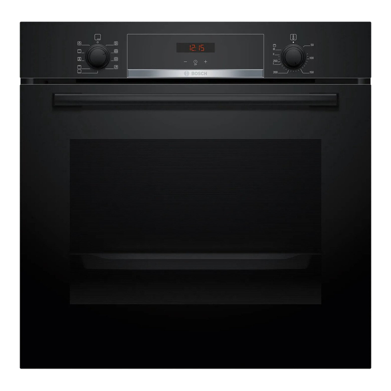 Bosch HBA534EB3 Serie 4 – Inbouwoven – 71 l – 3400 W – Zwart – Zelfreinigend Hydrolytisch – Kinderslot