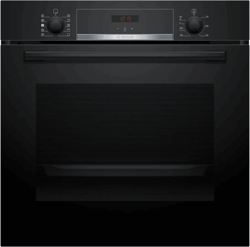 Bosch HQA534BB3 – Serie 4 – Inbouwoven – Stoomoven – Eenvoudig te reinigen – Hydrolyse – Zwart