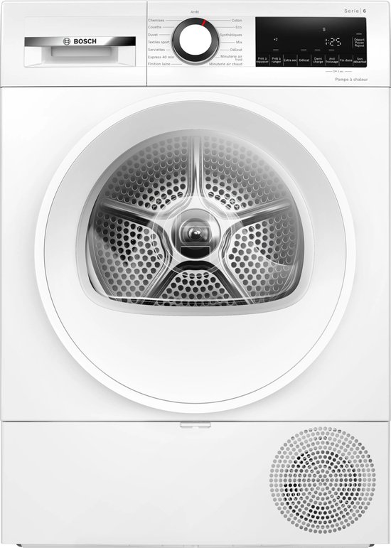 Bosch Serie 6 – WQG1420DFR – Warmtepomp droger – 9 kg