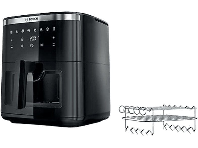 Bosch Maf671b1 – Heteluchtfriteuse Zwart 72 L 1800 W Aantal Manden: 1