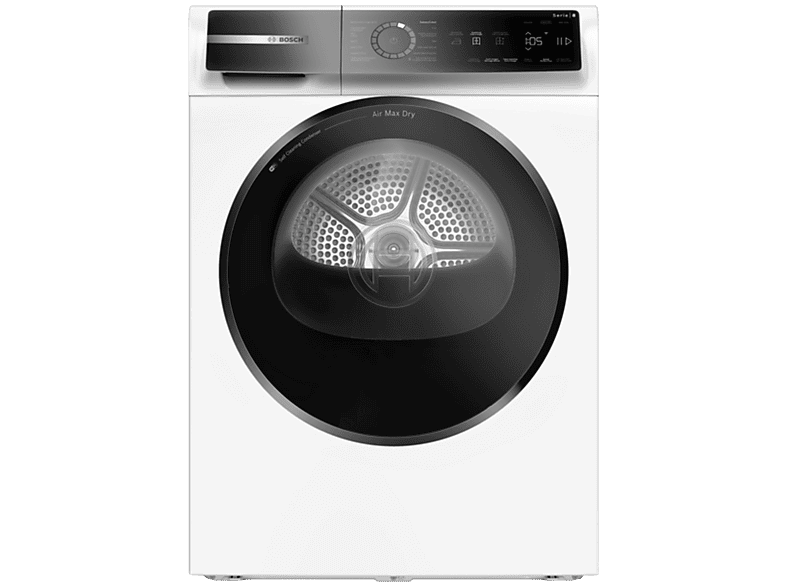Bosch WRB247D0FG - Serie 8 - Wasdroger - Warmtepompdroger - 9 kg - Energielabel A - Zelfreinigende condensor Blijvend energiezuinig - Air Max Dry: perfecte droogresultaten en laag…
