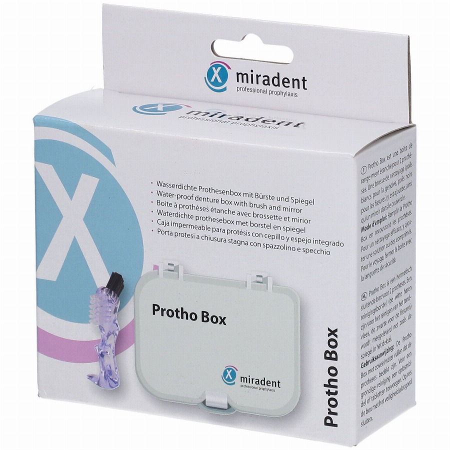 Miradent Prothesebox Met Borstel 1 Blik