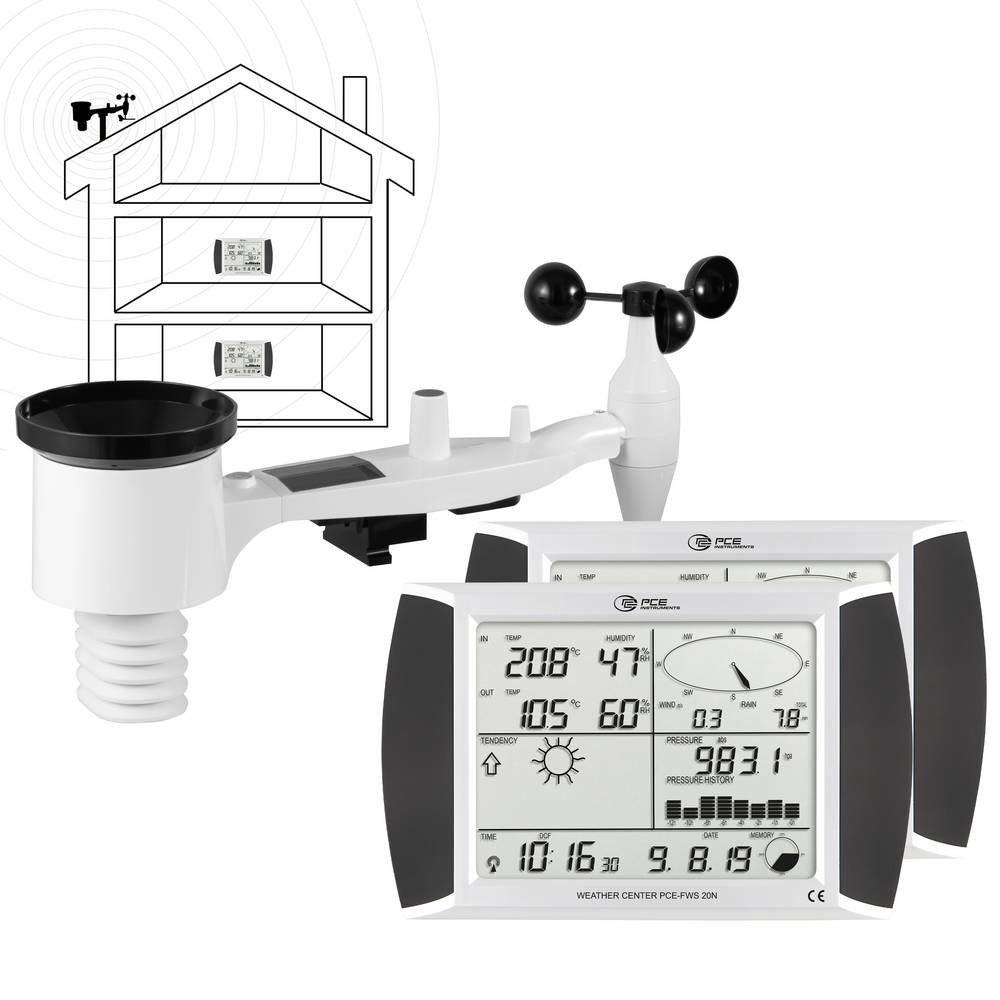 PCE Instruments PCE-FWS 20N-1 PCE-FWS 20N-1 Digitaal weerstation
