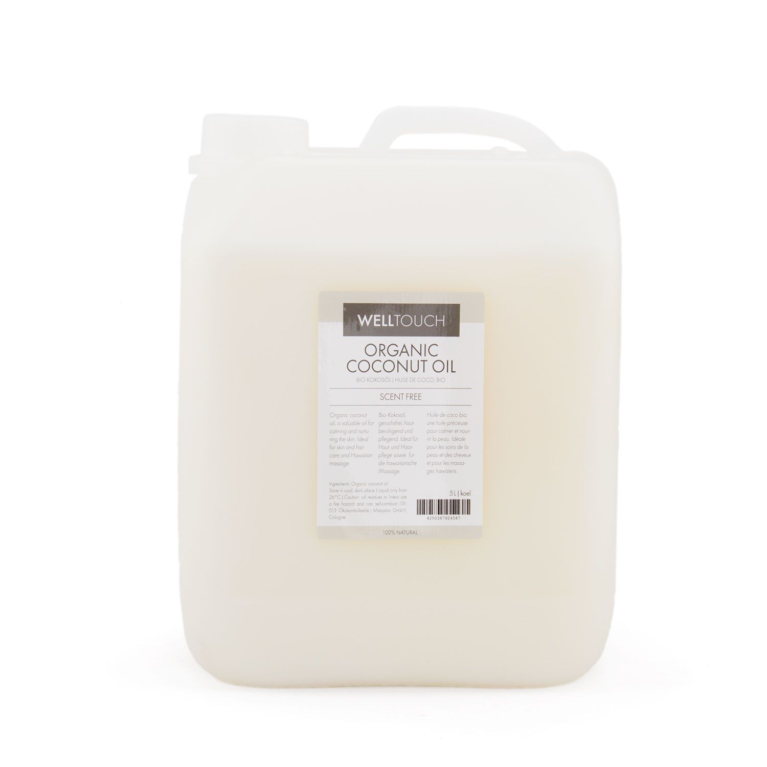 Welltouch Biologische kokosolie (geurloos) 5