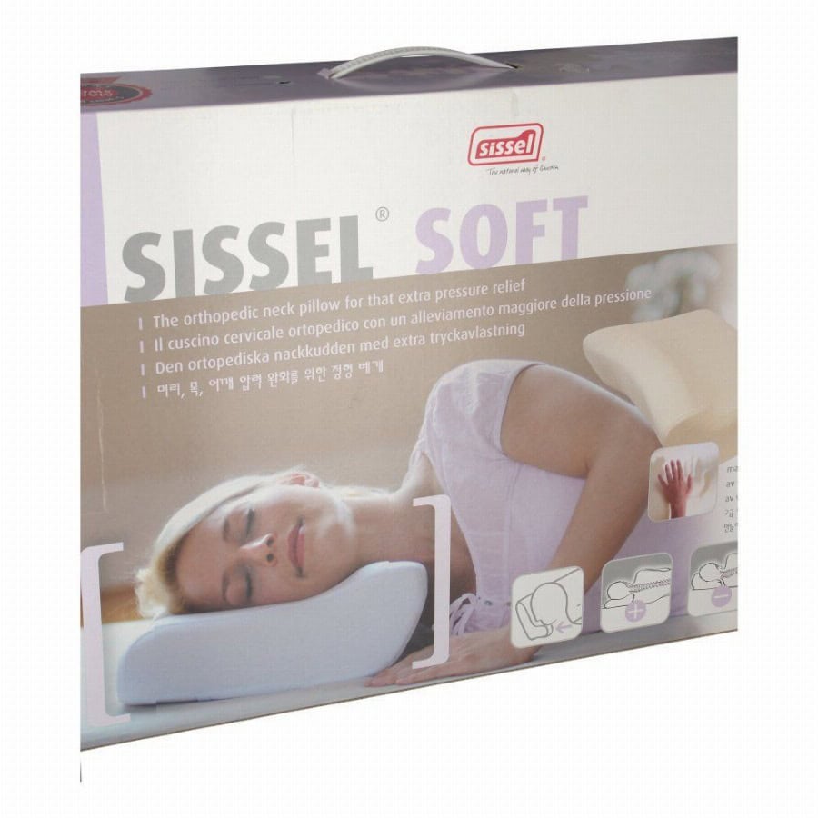Sissel Soft Visco-Elastisch Hoofdkussen + Hoes Medium 1 Kussen