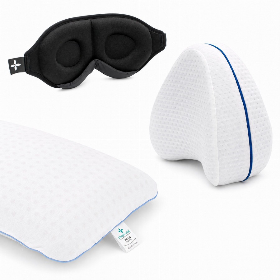 SHAPEVITAL Slaappakket Pure Erholung | ergonomisch comfortpakket 3-delige slaapset 1