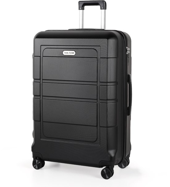 TAN.TOMI Reiskoffer 95L - Harde Koffer - Handbagage & Ruimbagage - Trolley Koffer met 4 Wielen en Cijferslot - Lichtgewicht & Stevig
