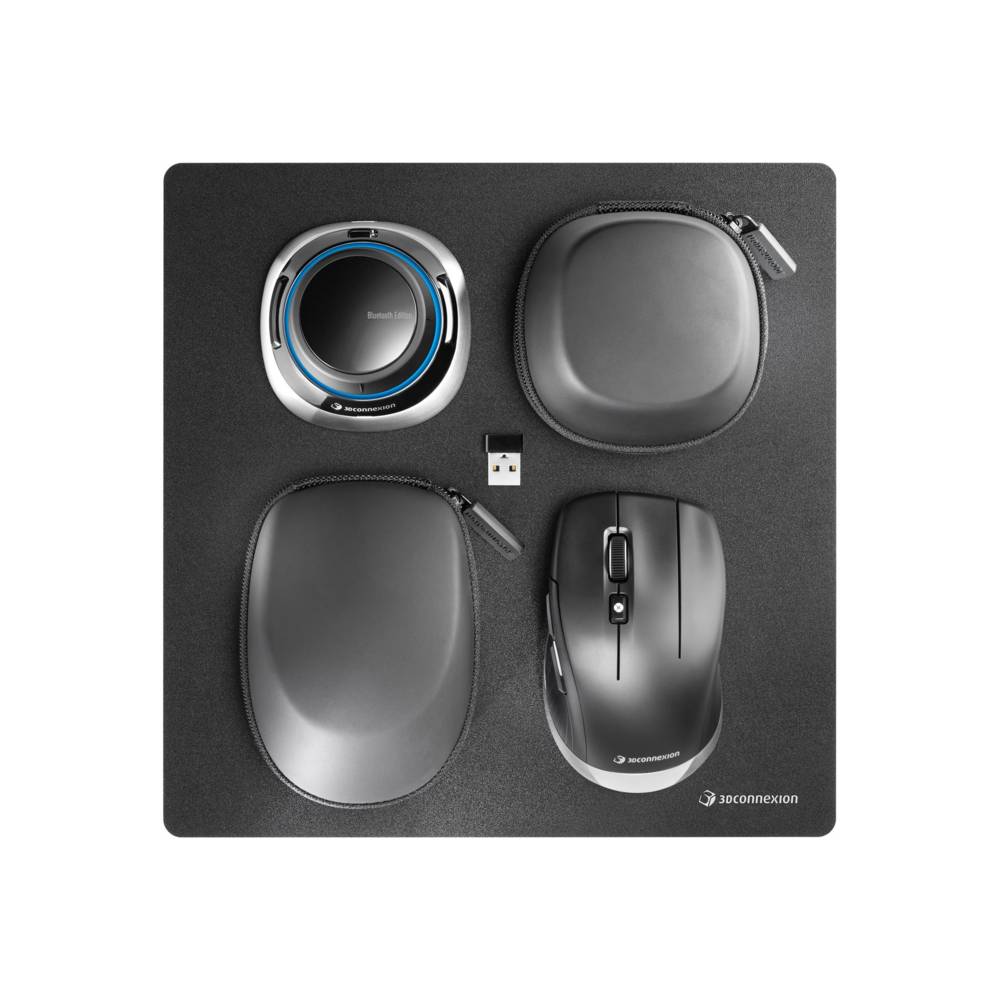 3Dconnexion 3DX-700136 Muis Bluetooth Optisch Zwart 7 Toetsen