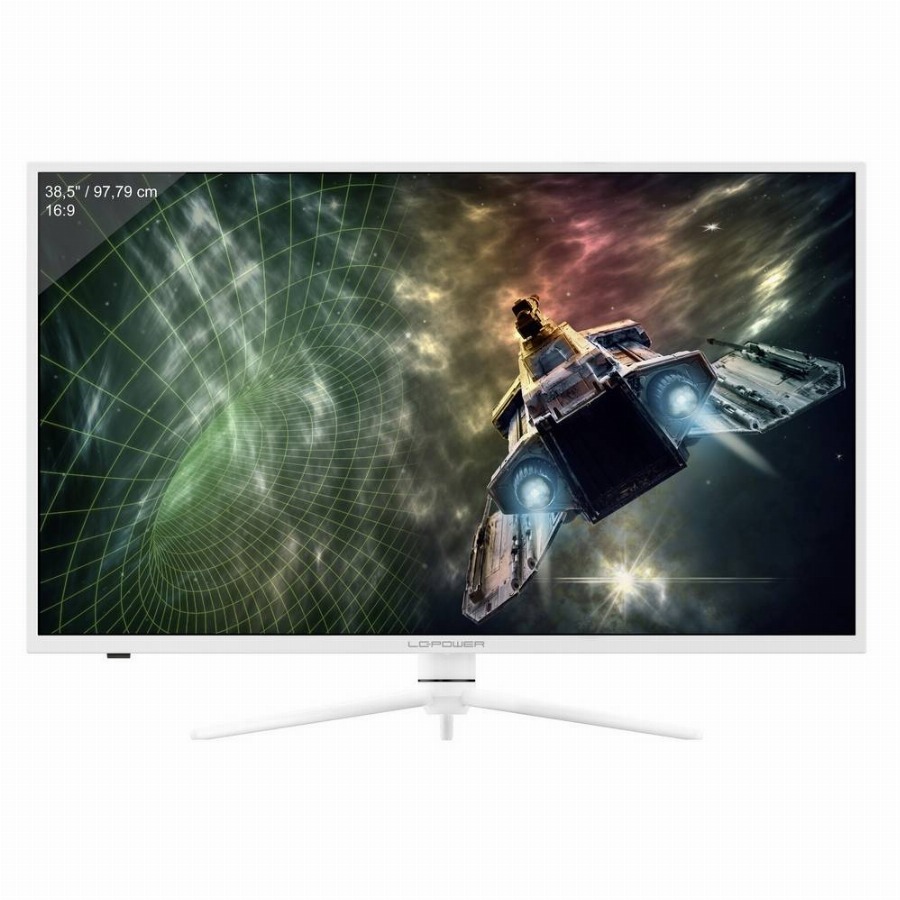 LC Power LC-M39-QHD-165-C Gaming monitor Energielabel G (A - G) 97.8 cm (38.5 inch) 2560 x 1440 Pixel 16:9 4 ms Audio, stereo (3.5 mm jackplug), DisplayPort,
