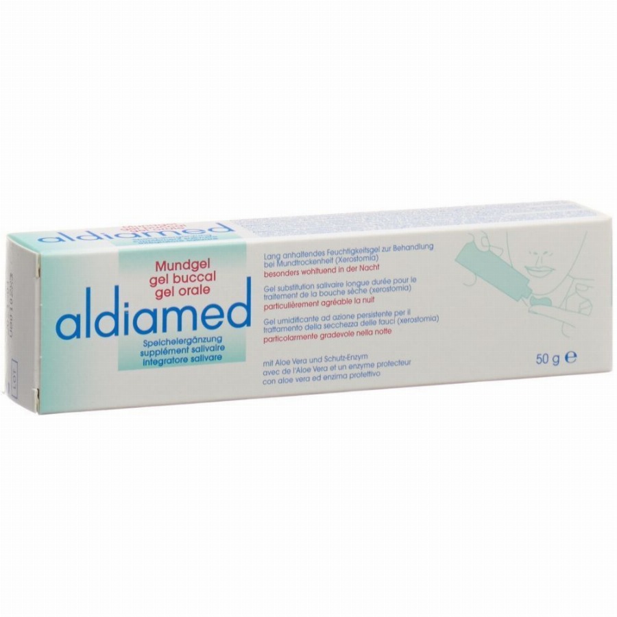 Aldiamed Gel voor een droge mond 50 Mondgel