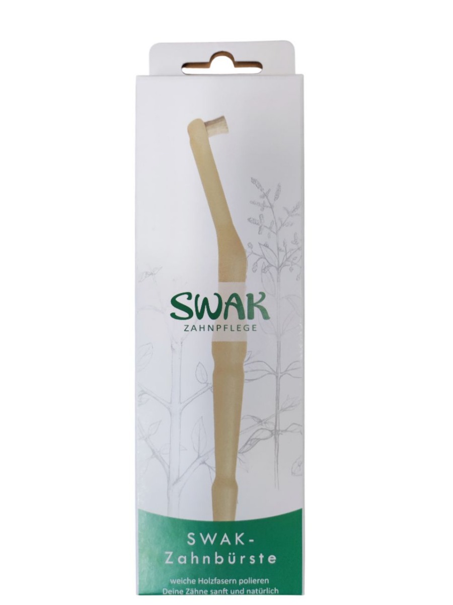SWAK 3.4 - Miswak NATUURLIJK, Handtandenborstel, Natuurlijke Tandenborstel, Bio-Tandenborstel 1 Tandenborstel