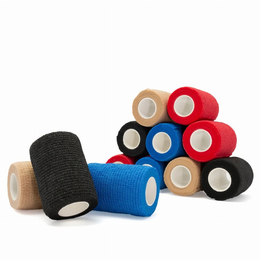axion® Zelfklevende zwachtel 7,5 cm breed, mixset in 4 kleuren 12 Verband(en)